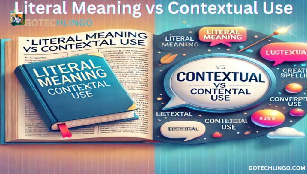 Literal Meaning vs Contextual Use