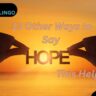 13 Other Ways to Say “Hope This Helps”