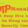 OTP Meaning: A Deep Dive into Its Slang and Security Uses