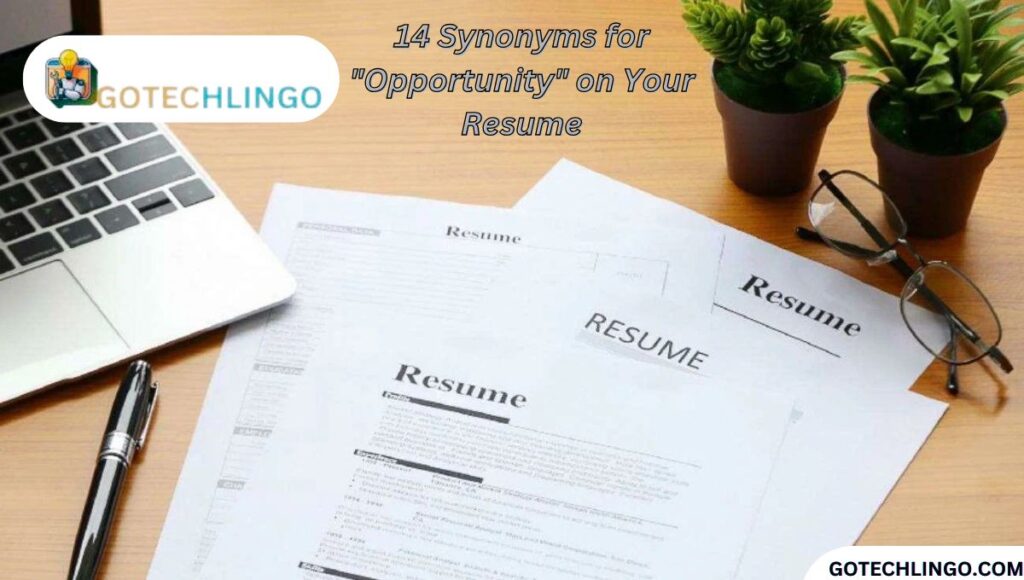 14 Synonyms for "Opportunity" on Your Resume